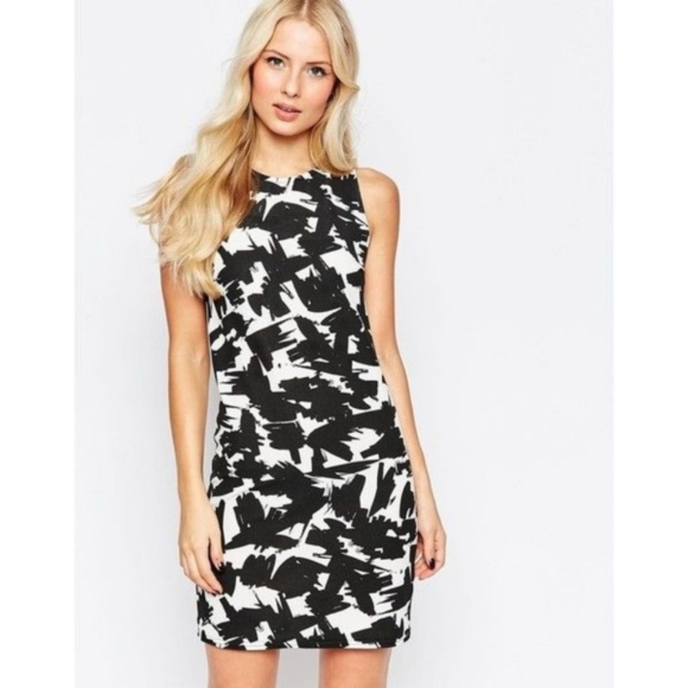 Shift Dress Strappy Cross Back US 2